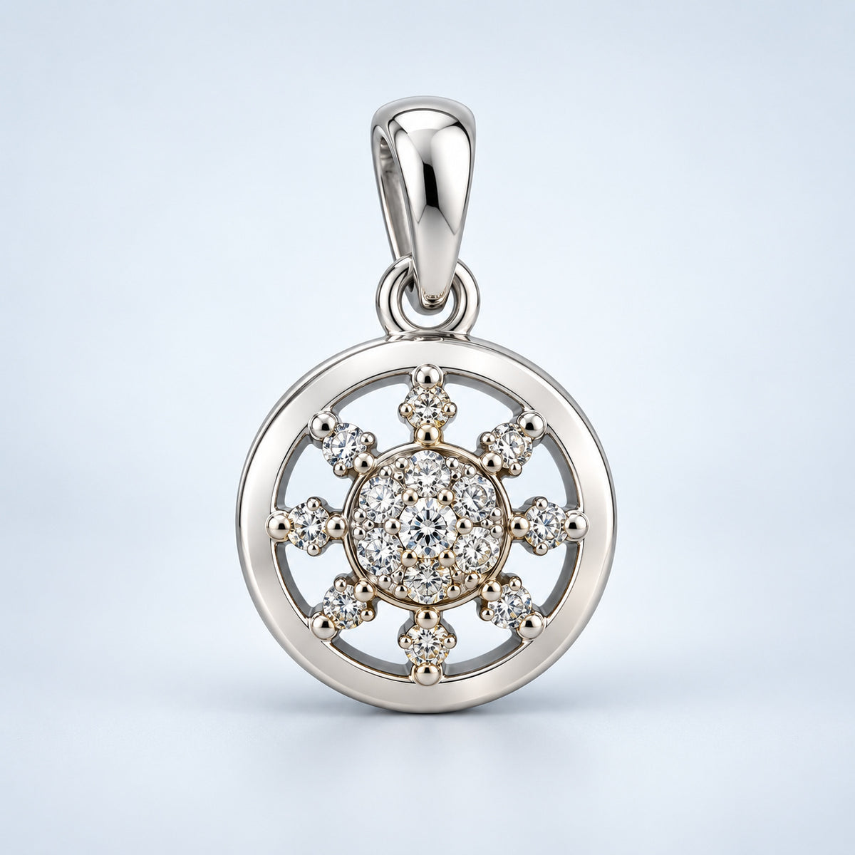 Floral Halo Pendant