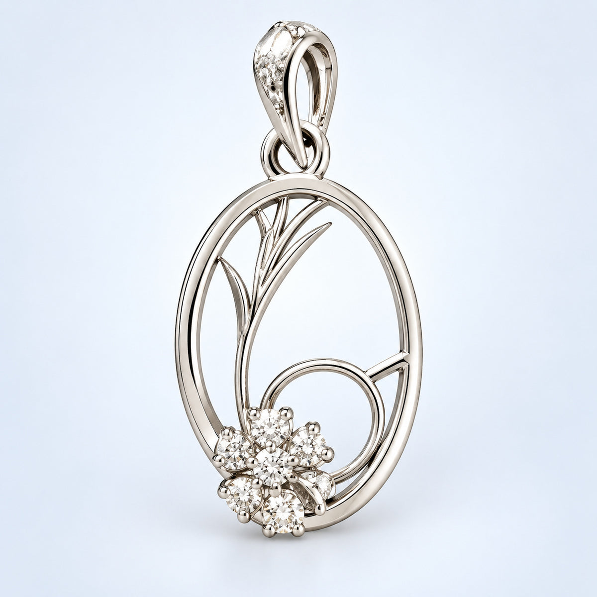 Moonlit Oval Pendant