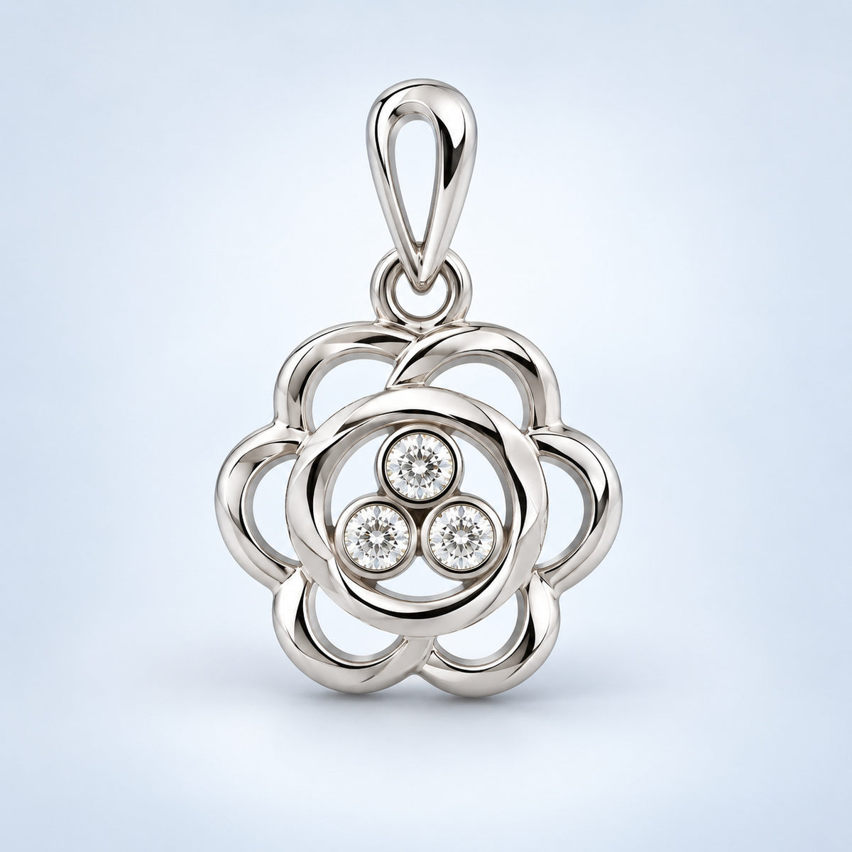 Rose Bloom Pendant
