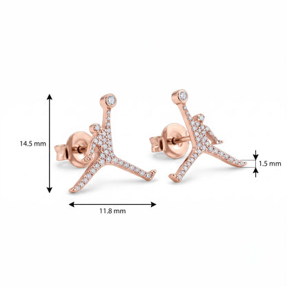 Slam Dunk Sparkle Earrings