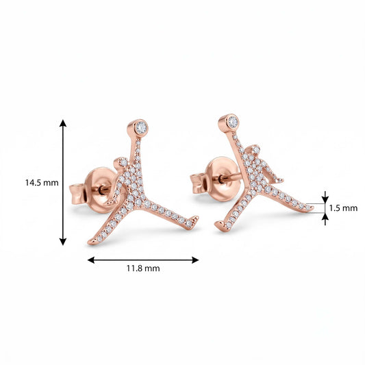 Slam Dunk Sparkle Earrings
