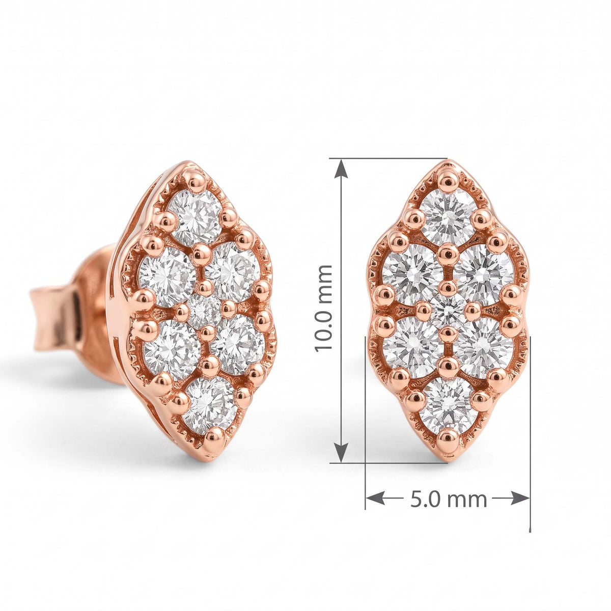 Petal Cluster Stud Earrings