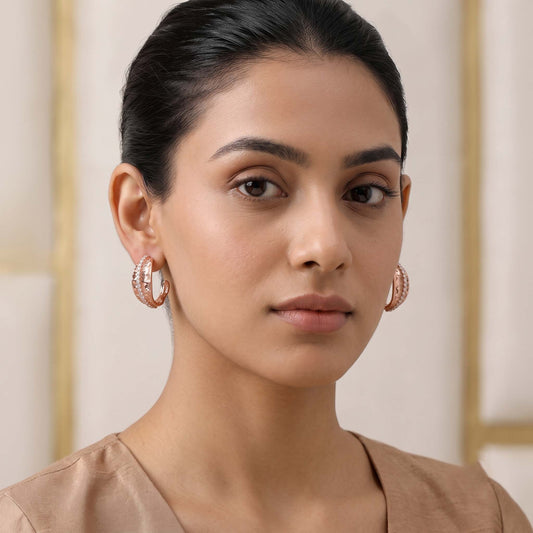 Interlace Stud Earrings