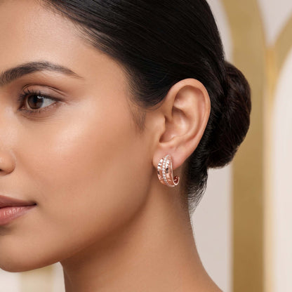 Radiance Huggie Earrings