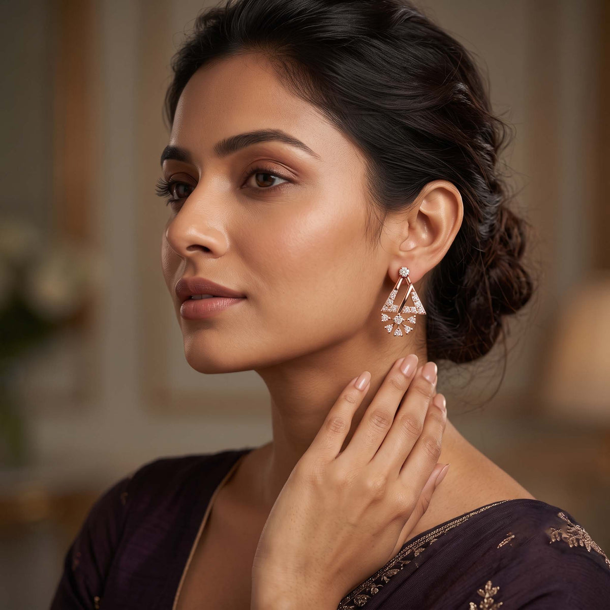 Bloom Geometric Earrings