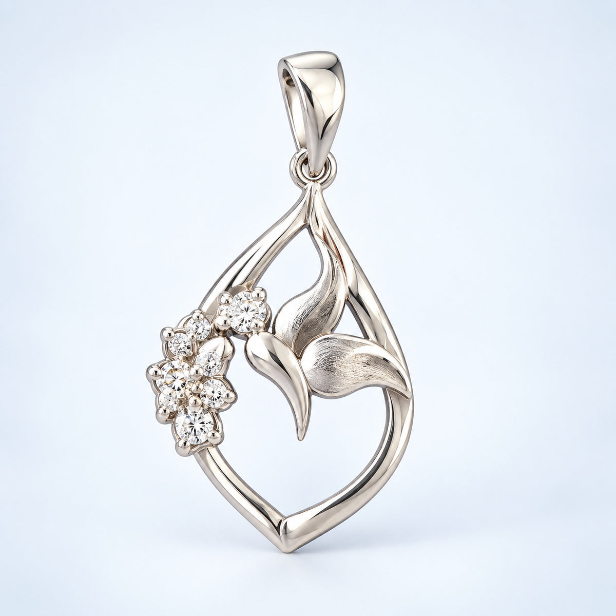 Floral Flame Pendant