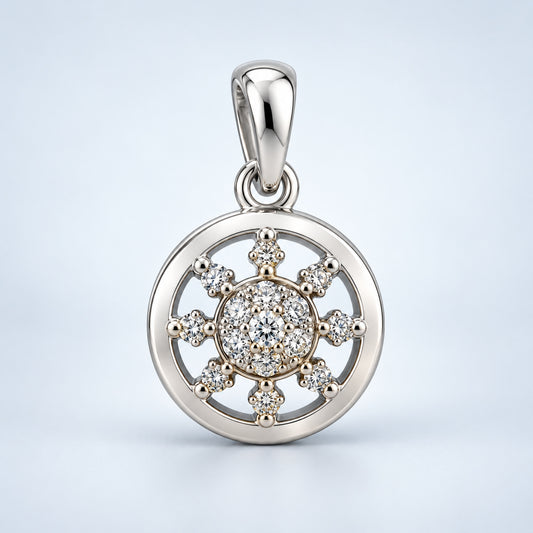 Floral Halo Pendant