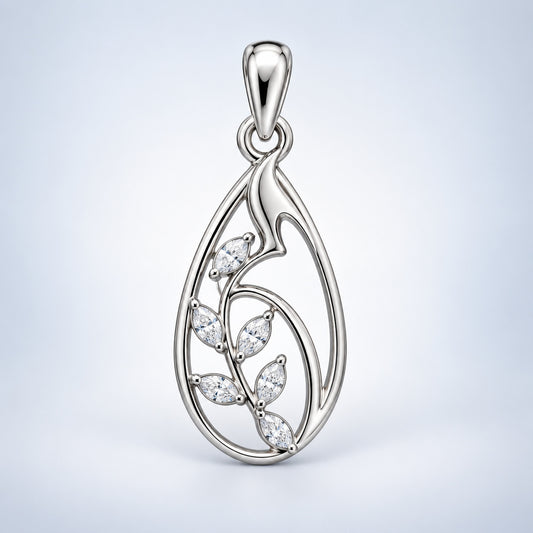 Swirl Drop Pendant