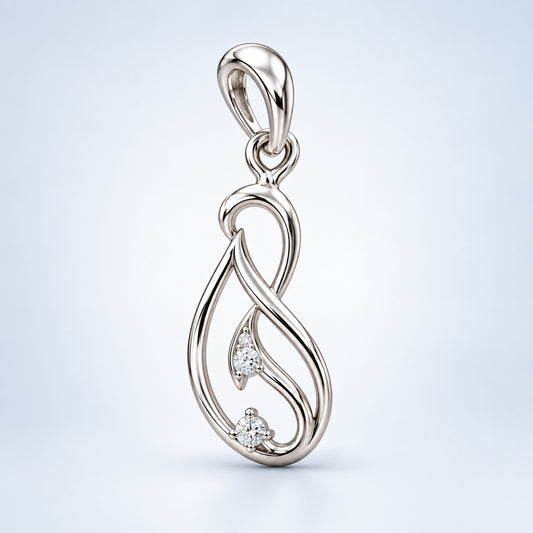 Twist Drop Pendant