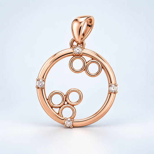 Bubble Circle Pendant