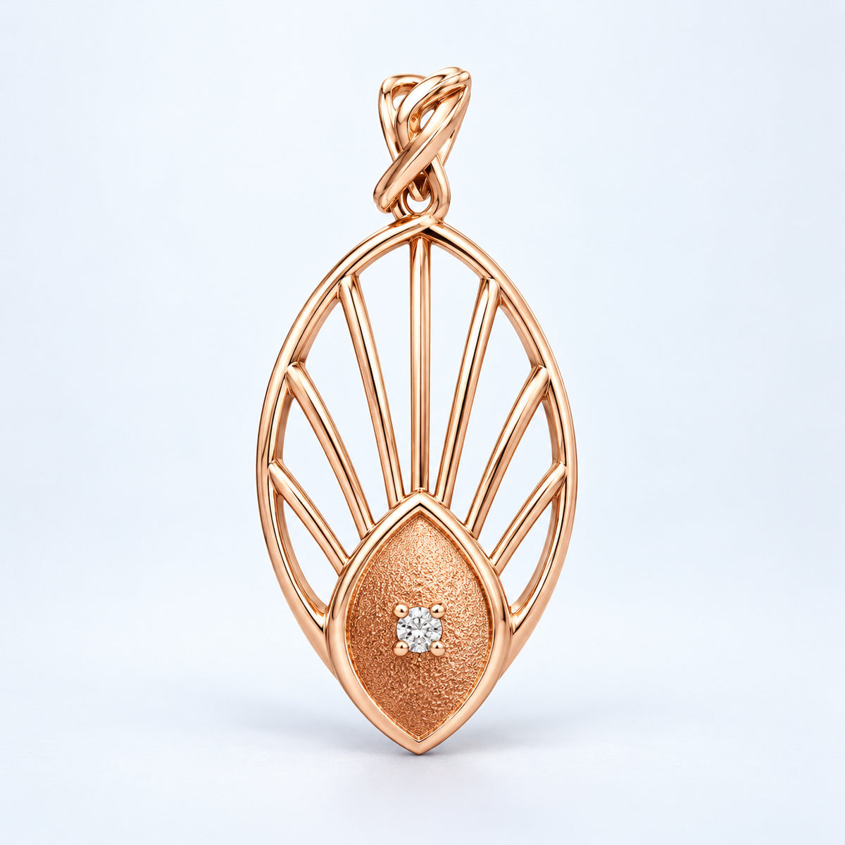 Feather Drop Pendant