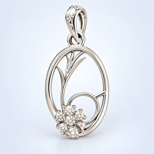 Moonlit Oval Pendant