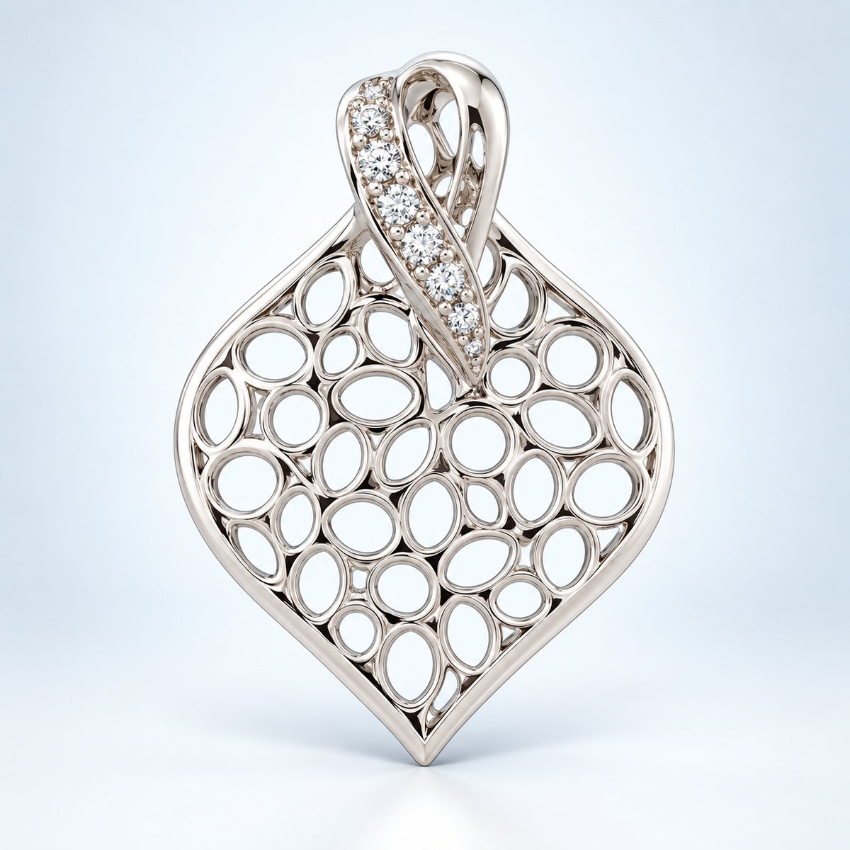 Filigree Leaf Pendant