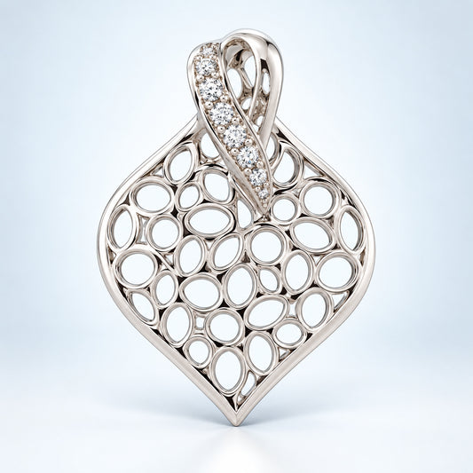 Filigree Leaf Pendant