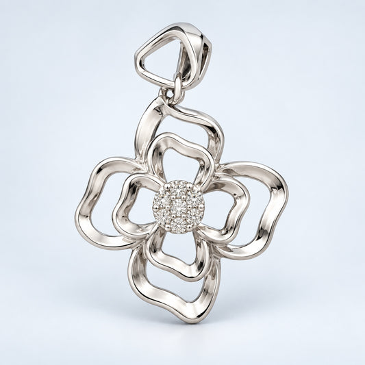 Geo Clover Pendant