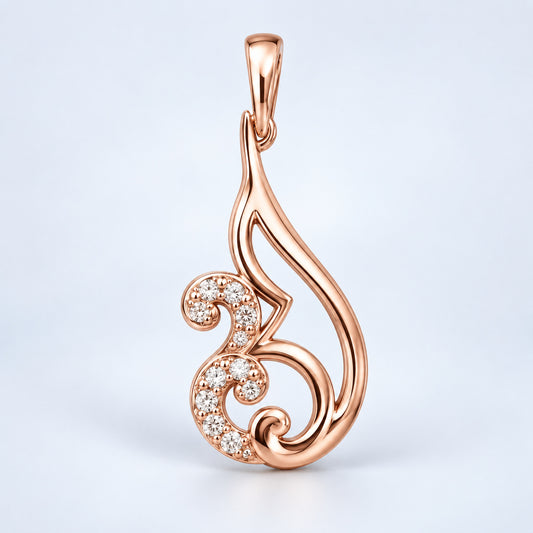 Flame Curve Pendant