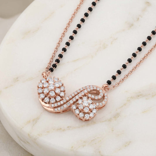Infinity Twist Floral Mangalsutra