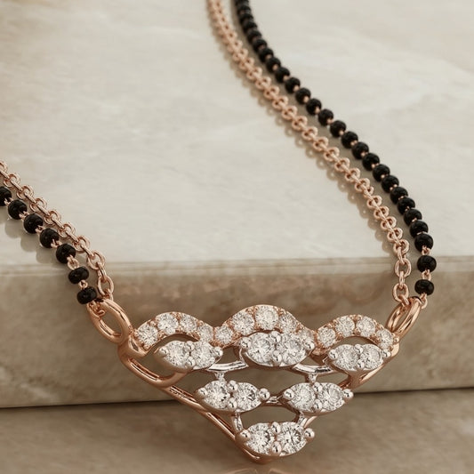 Layered Marquise Wave Tanmaniya