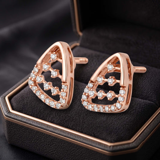 Lattice Stud Earrings