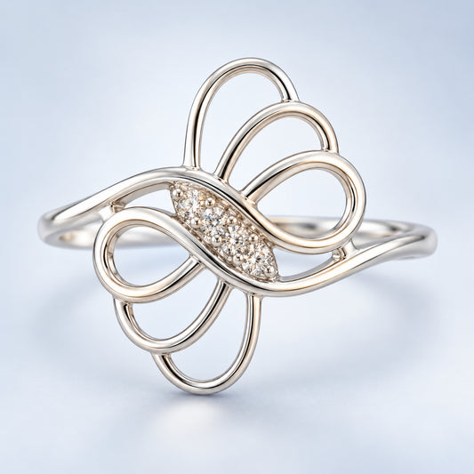 Lotus Loop Ring