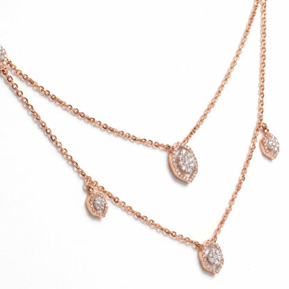 Hexa Glow Layered Necklace