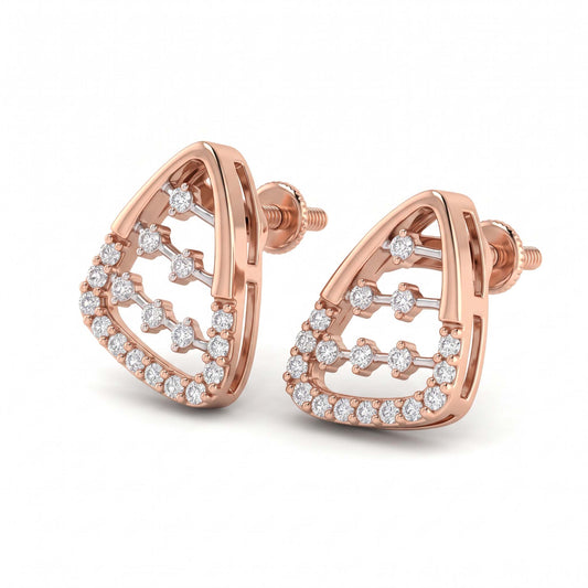 Lattice Stud Earrings