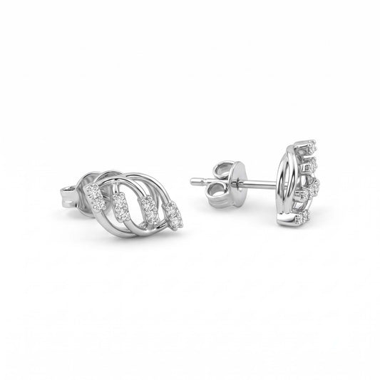 Interlace Stud Earrings