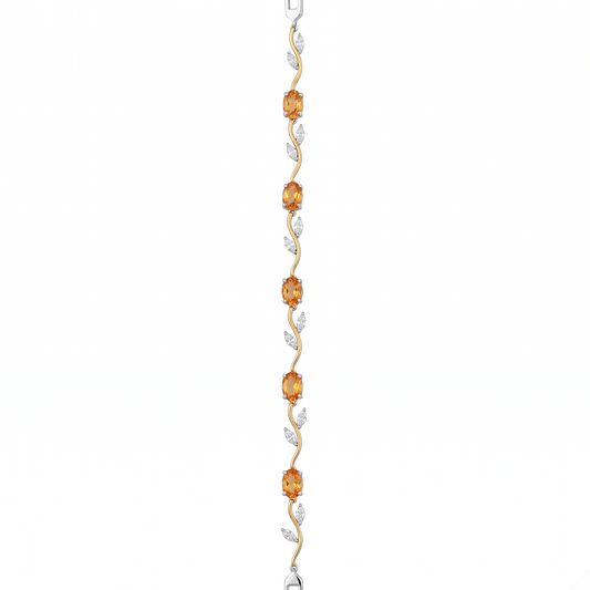 Saffron Vine Bracelet