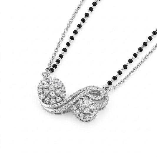 Infinity Twist Floral Mangalsutra