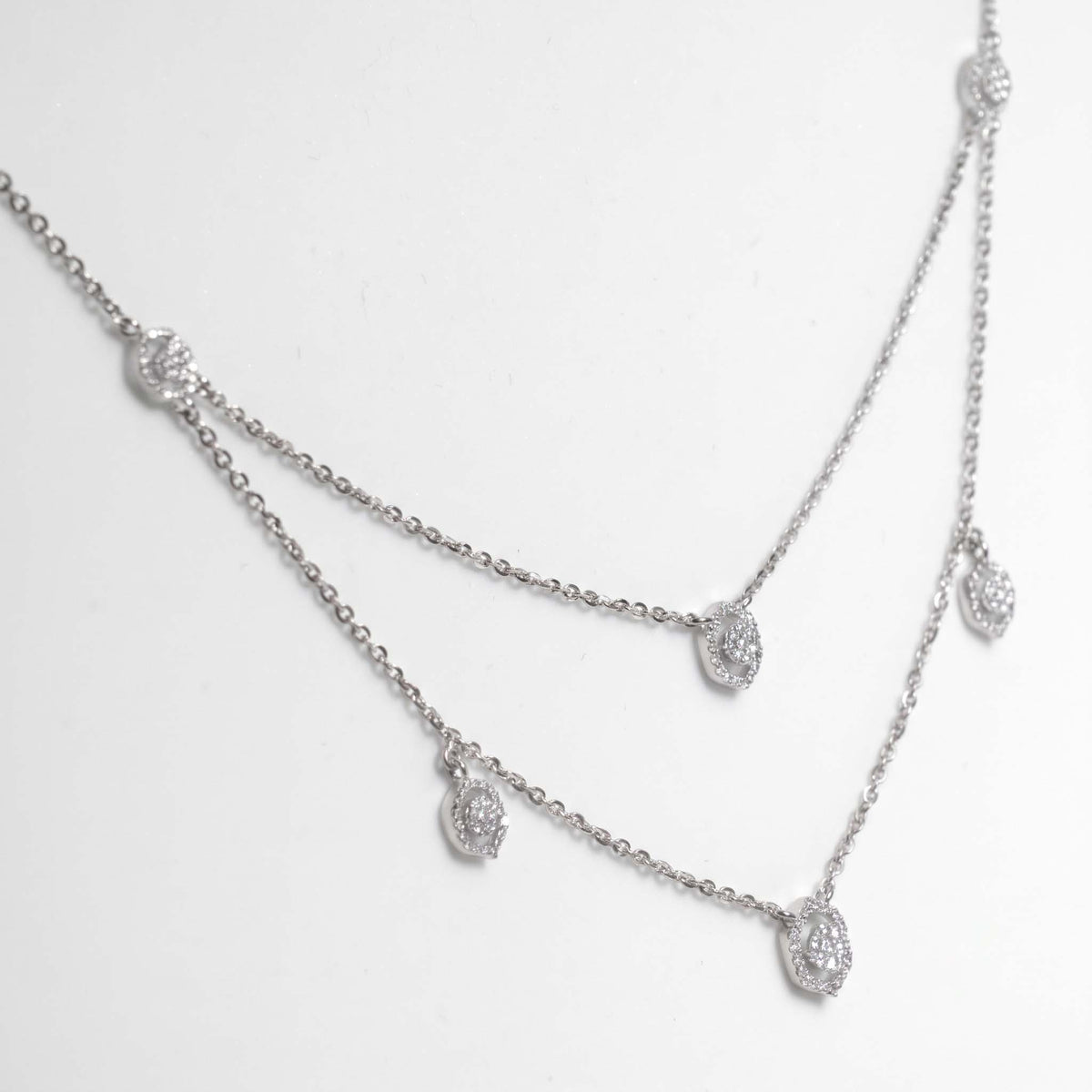 Hexa Glow Layered Necklace
