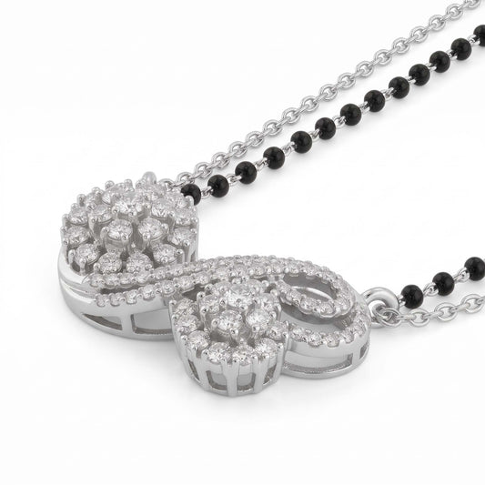 Infinity Twist Floral Mangalsutra