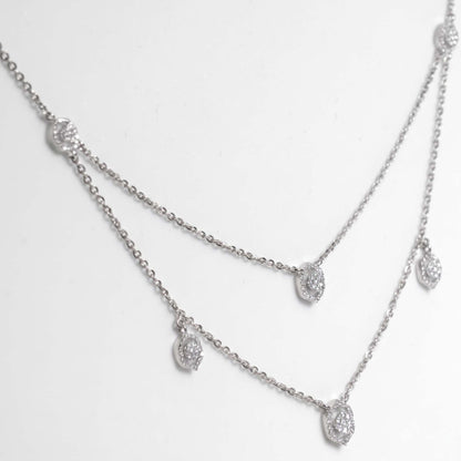 Hexa Glow Layered Necklace
